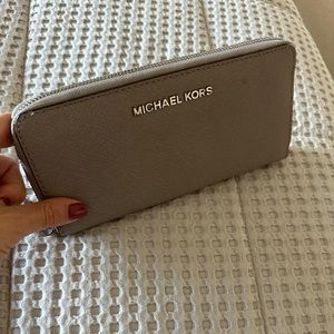 Leather Michael Kors wallet